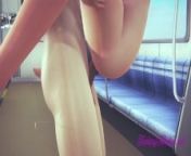 Ben 10 Hentai - Gwen Is Fucked in a Train and cums inside her from ben 10 gwen bikini porn