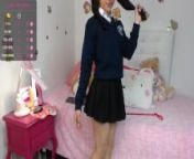 Hot schoolgirl teases in her room from chodae bur