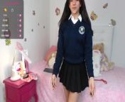 Hot schoolgirl teases in her room from bur xvideo