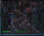 Fallout 4 Sex Mod | Foursome sex | Porno Game |Adult games from mod sex