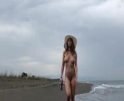 naked model on beach from Маша бабко голая