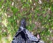 I walk barefoot in the grass in public and show you my dirty soles from bd nudi collage dan