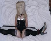 slut bound at party for anyone to fuck w bag head from bag ban