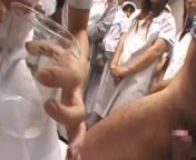 Japanese hospital nurse training day milking patient from doctor xxxob book milk
