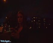 Public Agent Katarina Rina Fucked Doggystyle At Night in the Woods from patay