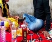 Desi bhabhi drinking a daru and doing sex indevar from indian village wife