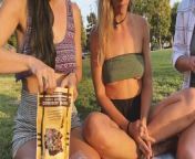 Risky public flashing - Picnic in the park with friends from chiquis rivera upskirt
