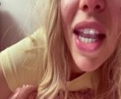 I SAT on TINY HUMAN, feel so GUILTY, now he wants to play inside my GIANTESS mouth! HD 10 MIN from download giantess