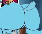 WORLD OF GUMBALL Nicole Watterson MILF 2D Real Cartoon 6 Big Ass ANIMATION Booty Riding Cosplay porn from sumbal