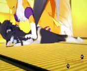 Furry Hentai Zelda Digimon - Wolf Link is fucked by Renamon from yiff wolf