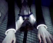 [DATE A LIVE] POV Kurumi dominates you at public toilet (3D PORN) from date a live hentai