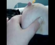 Slut comes while stitching needle in nipple from boobs pain