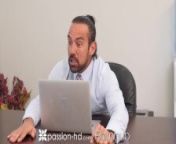 PASSION-HD Office Tease Gets Bosses Dick Hard from big offce