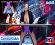 News Anchor rides Sybian naked on air from namitha promad new nue