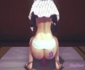 Kimetsu no yaiba Hentai - Shinobu with a toy sex with squirting - Japanese asian manga anime porn from 3d sex teens