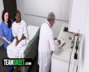 Perv Doctor - Black Babe Amari Anne Gets Special Treatment From Horny White Doctor And His Nurse from doctor so