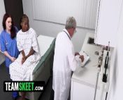 Perv Doctor - Black Babe Amari Anne Gets Special Treatment From Horny White Doctor And His Nurse from wwwxxxxil doctor and pat