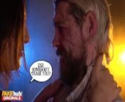 Fakehub Originals - Horror movie actress gets her clothes ripped and wet pussy fucked - Halloween Special from titanic movie actor jack actress rose sex