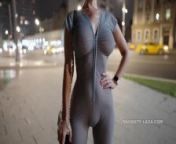 Is this transparent suit right for my casual look? from desi bathing in transparent dress white