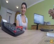 LOAN4K. Man drills the busty womans tushy and gives a credit back from deg and woman sxe