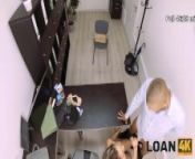 LOAN4K. Lovely porn actress makes it with the money lender in his office from xxxcc badwap com actress