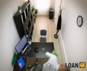 LOAN4K. Woman gives pussy to the lender and waits for some money back from dish k