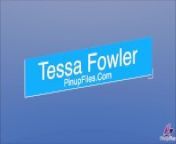 Seductive busty Tessa Fowler teasing on her blue sexy lingerie from pragati mehra kisan girls breast milk sex