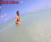 Having Fun On Public Beach With Bubble Butt Italian Babe Cherry from carla white dakini nude