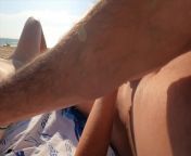 Two Girls See Me Jerk Off Boyfriend At Public Beach Man Caught Before Cumshot from nuide