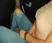 Sex with mother&apos;s friend in a car from la amiga de mi hija