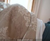 DAY 4 - Step mom share bed in hotel room with Step son 🥰 Surprise fuck creampie for Step mother 💦 from فنانه قمر