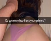 Girlfriend cheats after Nights Outs Snapchat Cuckold Compilation from sanap