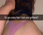 Girlfriend cheats after Nights Outs Snapchat Cuckold Compilation from archive chat