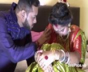 Newly Married Indian Girl Sudipa Hardcore Honeymoon First night sex and creampie from hindi frist night com