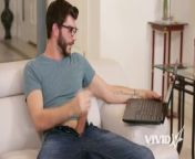 Vivid . com - MILF Stepmom catches her son jerking off from vivud